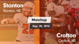 Matchup: Stanton  vs. Crofton  2016