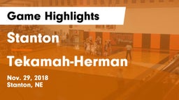Stanton  vs Tekamah-Herman  Game Highlights - Nov. 29, 2018
