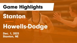Stanton  vs Howells-Dodge  Game Highlights - Dec. 1, 2023