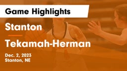 Stanton  vs Tekamah-Herman  Game Highlights - Dec. 2, 2023