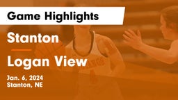 Stanton  vs Logan View  Game Highlights - Jan. 6, 2024
