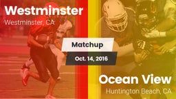 Matchup: Westminster High vs. Ocean View  2016