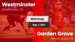 Matchup: Westminster High vs. Garden Grove  2017
