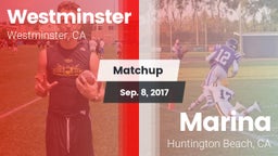Matchup: Westminster High vs. Marina  2017