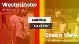Matchup: Westminster High vs. Ocean View  2017
