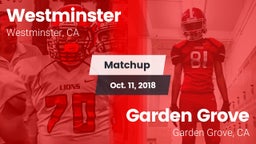 Matchup: Westminster High vs. Garden Grove  2018