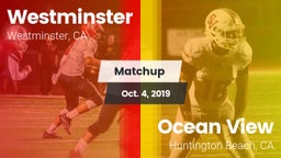 Matchup: Westminster High vs. Ocean View  2019