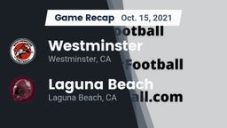 Recap: Westminster  vs. Laguna Beach  2021