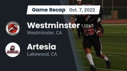 Recap: Westminster  vs. Artesia  2022