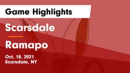 Scarsdale  vs Ramapo  Game Highlights - Oct. 18, 2021