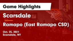 Scarsdale  vs Ramapo  (East Ramapo CSD) Game Highlights - Oct. 25, 2021