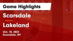Scarsdale  vs Lakeland Game Highlights - Oct. 18, 2022