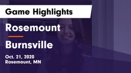 Rosemount  vs Burnsville  Game Highlights - Oct. 21, 2020
