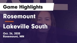 Rosemount  vs Lakeville South  Game Highlights - Oct. 26, 2020