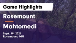 Rosemount  vs Mahtomedi Game Highlights - Sept. 18, 2021
