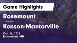Rosemount  vs Kasson-Mantorville  Game Highlights - Oct. 16, 2021
