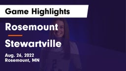 Rosemount  vs Stewartville  Game Highlights - Aug. 26, 2022