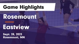 Rosemount  vs Eastview  Game Highlights - Sept. 28, 2023