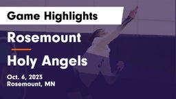 Rosemount  vs Holy Angels  Game Highlights - Oct. 6, 2023