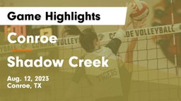 Conroe  vs Shadow Creek Game Highlights - Aug. 12, 2023
