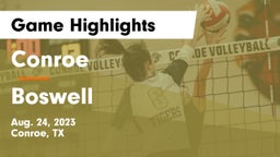 Conroe  vs Boswell   Game Highlights - Aug. 24, 2023