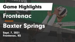 Frontenac  vs Baxter Springs   Game Highlights - Sept. 7, 2021