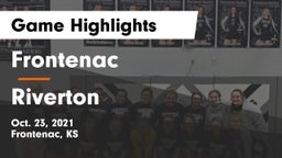 Frontenac  vs Riverton Game Highlights - Oct. 23, 2021