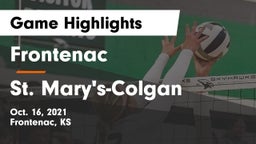 Frontenac  vs St. Mary's-Colgan  Game Highlights - Oct. 16, 2021