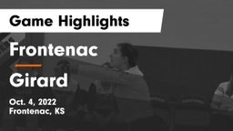 Frontenac  vs Girard  Game Highlights - Oct. 4, 2022