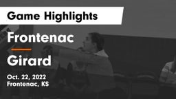 Frontenac  vs Girard  Game Highlights - Oct. 22, 2022