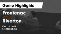 Frontenac  vs Riverton  Game Highlights - Oct. 22, 2022