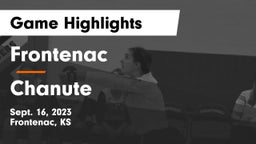 Frontenac  vs Chanute  Game Highlights - Sept. 16, 2023