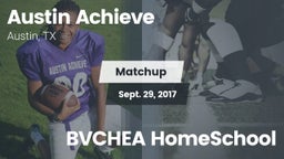 Matchup: Austin Achieve vs. BVCHEA HomeSchool 2017
