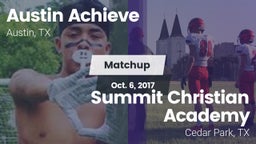 Matchup: Austin Achieve vs. Summit Christian Academy  2017