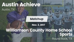 Matchup: Austin Achieve vs. Williamson County Home School Sports 2017