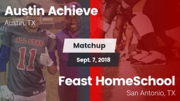 Matchup: Austin Achieve vs. Feast HomeSchool  2018