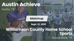 Matchup: Austin Achieve vs. Williamson County Home School Sports 2018