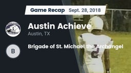 Recap: Austin Achieve vs. Brigade of St. Michael the Archangel 2018