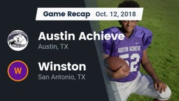 Recap: Austin Achieve vs. Winston  2018