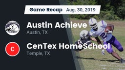 Recap: Austin Achieve vs. CenTex HomeSchool  2019