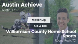 Matchup: Austin Achieve vs. Williamson County Home School Sports 2019