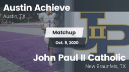 Matchup: Austin Achieve vs. John Paul II Catholic  2020
