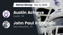 Recap: Austin Achieve vs. John Paul II Catholic  2020