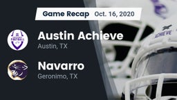 Recap: Austin Achieve vs. Navarro  2020