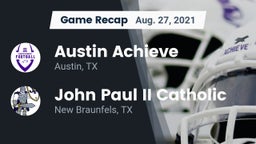 Recap: Austin Achieve vs. John Paul II Catholic  2021