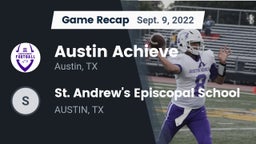 Recap: Austin Achieve vs. St. Andrew's Episcopal School 2022