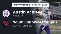 Recap: Austin Achieve vs. South San West Campus 2022