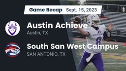 Recap: Austin Achieve vs. South San West Campus 2023