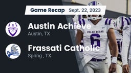 Recap: Austin Achieve vs. Frassati Catholic  2023
