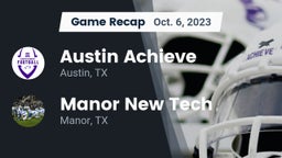 Recap: Austin Achieve vs. Manor New Tech 2023